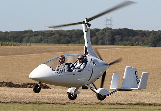Vliegen met een gyrocopter